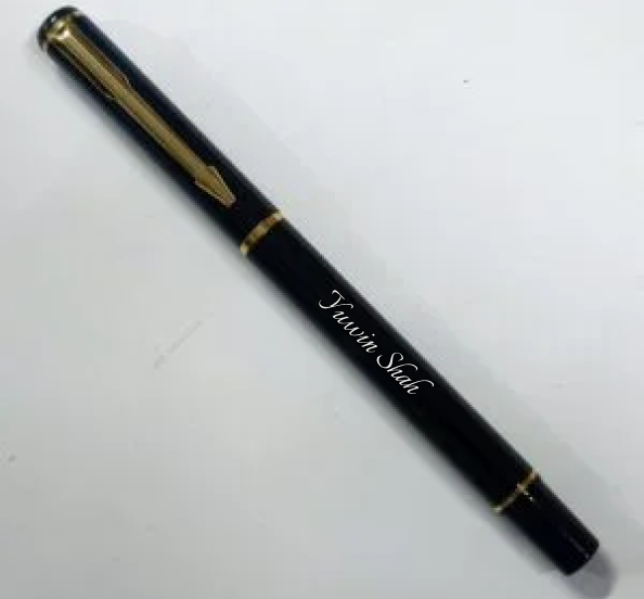 Personalised Regal Black & Gold pen