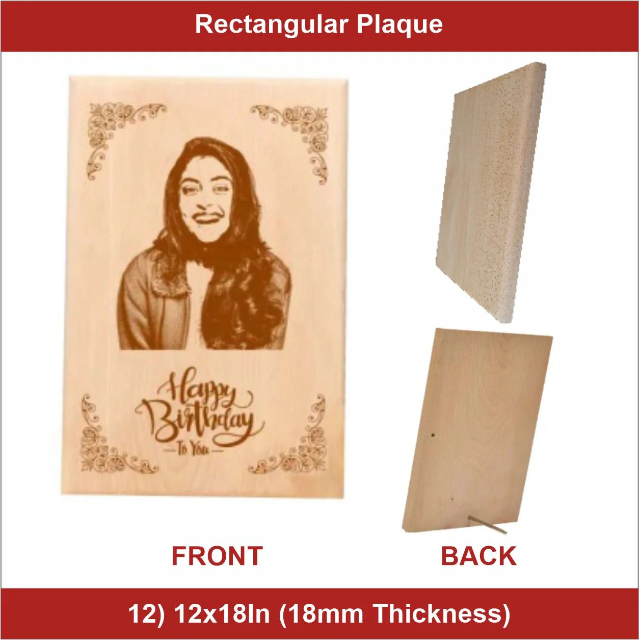 Customized Engraved Wooden Plaque – A Timeless Keepsake for Every Occasion | FLURRA