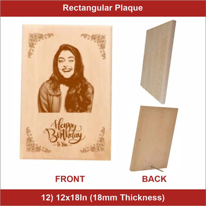 Customized Engraved Wooden Plaque – A Timeless Keepsake for Every Occasion | FLURRA