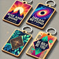 Customized MDF Keychains – Celebrate Every Moment - For Events