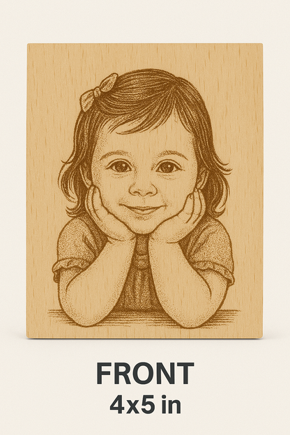 Customized Engraved Wooden Plaque – A Timeless Keepsake for Every Occasion | FLURRA